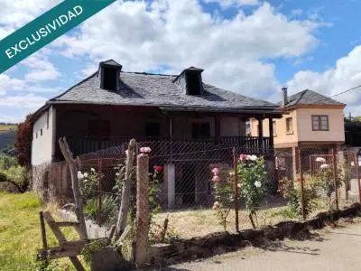 Casa de Piedra para Reformar con Huerto y Jardin en El Bierzo