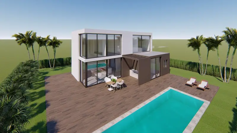 Villa en Polop con Piscina Privada y Amplias Terrazas