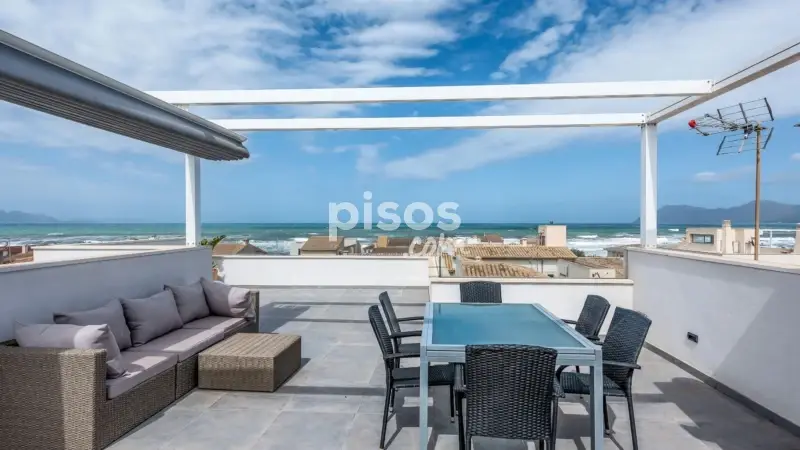 Chalet en Son Serra de Marina con Vistas al Mar y Piscina