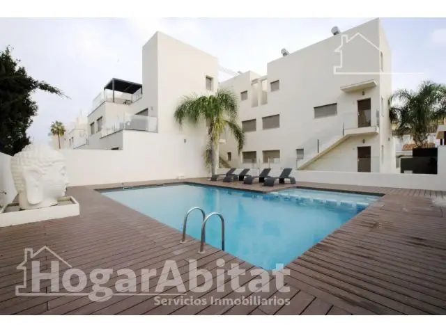 Atico Seminuevo Segunda Linea Playa Garaje Piscina Denia