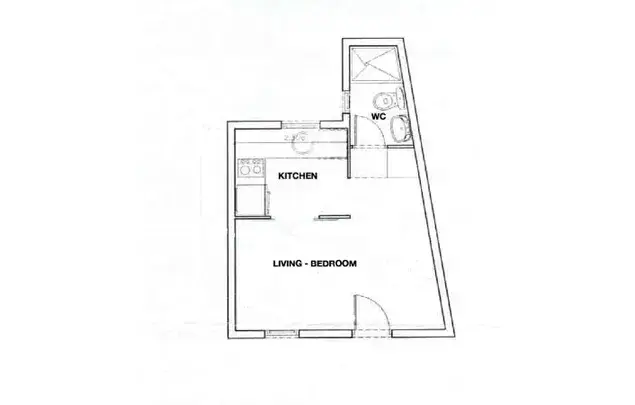 Apartamento 1 Dormitorio 25m2 Barcelona Alquiler Temporada Media Larga