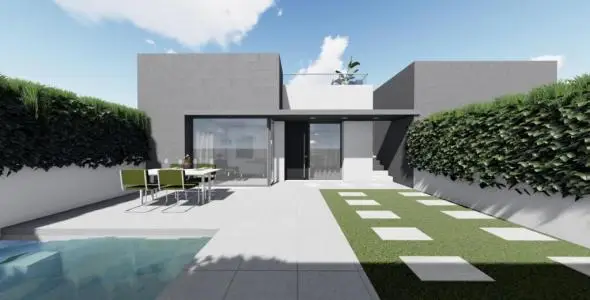 Villas en San Juan de los Terreros Almeria Obra Nueva