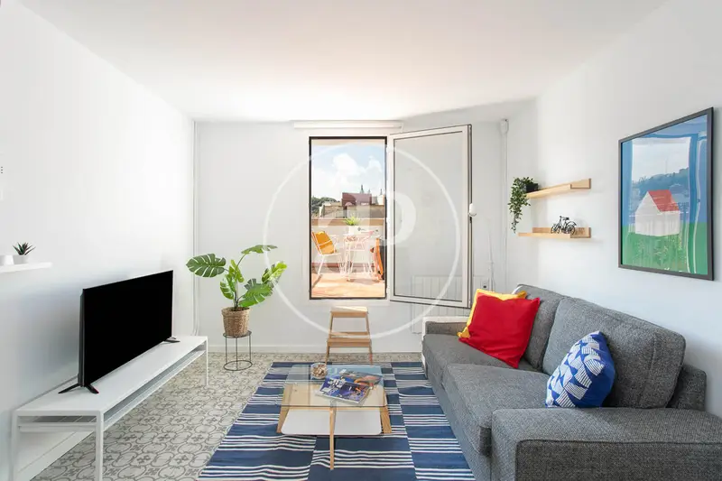 Atico con Terraza en Poble Sec