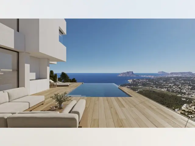 Chalet Moderno en Cumbre del Sol 3 Dormitorios Vistas al Mar