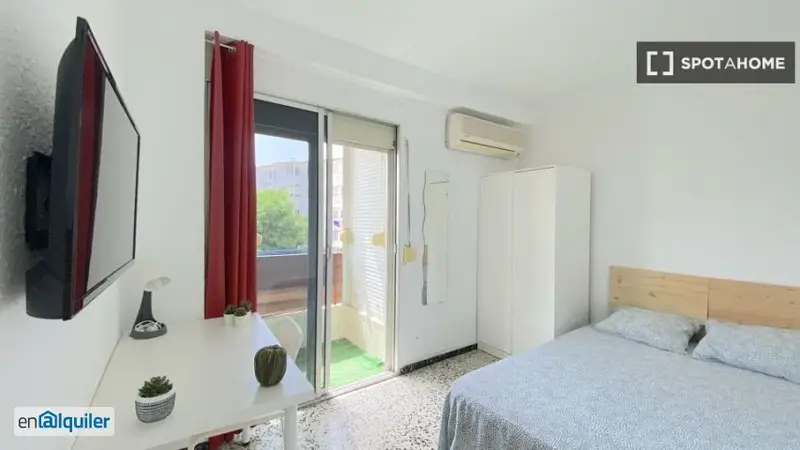 Alquiler Habitaciones Amuebladas Sevilla Estudiantes Sanchez Pizjuan