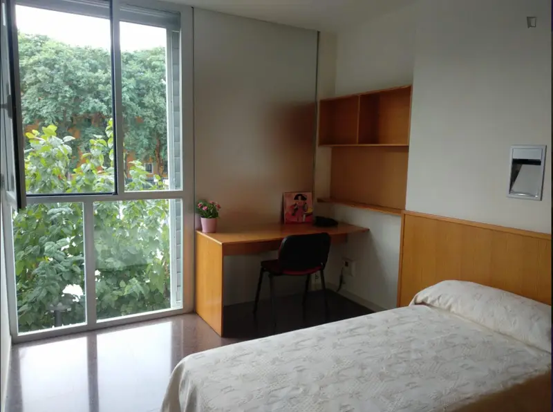 Habitacion Individual con Baño Privado en Residencia Universitaria