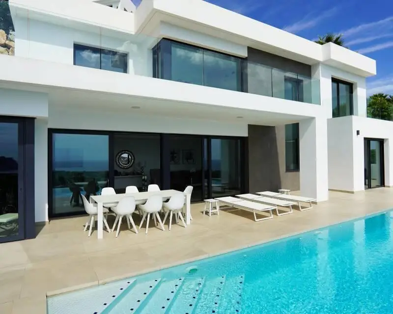Villa Moderna con Vistas al Mar en Benissa