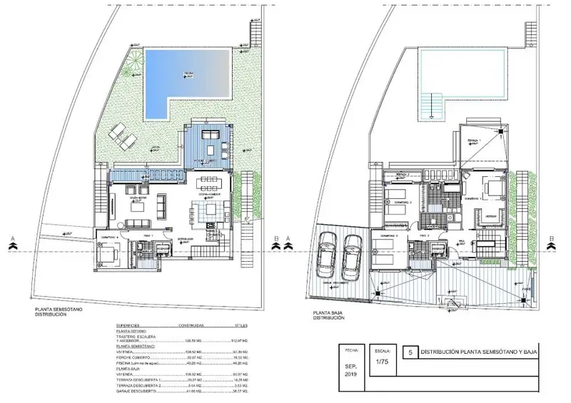 Terreno en Coin con Proyecto de Chalet Moderno