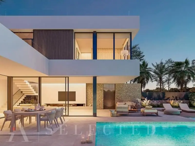 Chalet en Cala Figuera Mallorca con piscina y vistas al mar