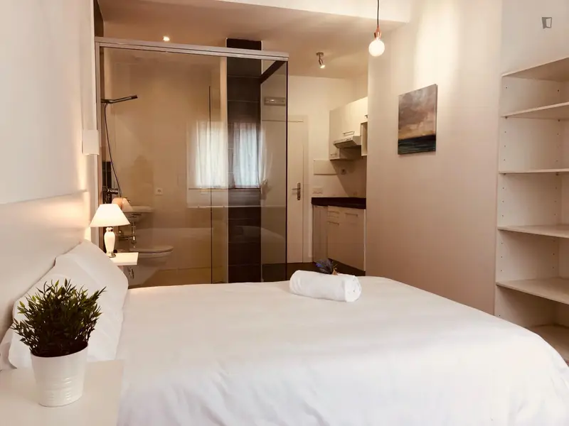 Habitacion individual con cocina y bano privado gastos incluidos