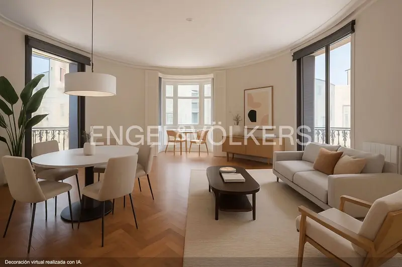 Apartamento con Encanto en Bilbao: 2 Habitaciones, 2 Baños