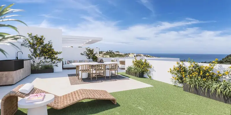 Apartamento en Manilva con Vistas al Mar Mediterráneo