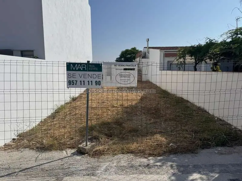 Parcela Urbana en Cerro Muriano con Proyecto para 4 Casas Adosadas