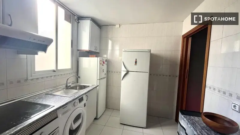 Piso entero de 3 habitaciones en madrid.