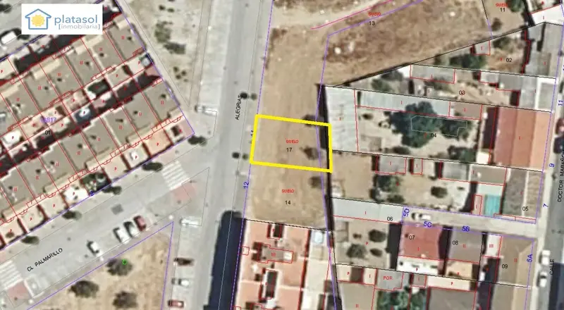 Venta Terreno Gerena 200m2 Solar Urbano Luz Agua