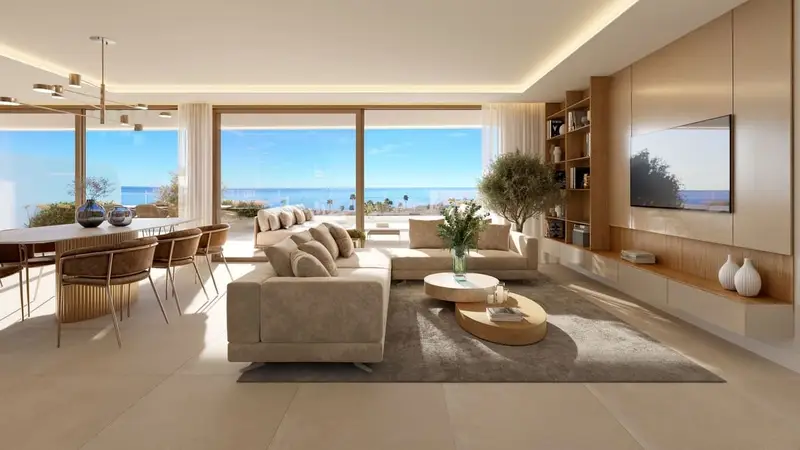 Apartamento en Bahia de Casares con Vistas al Mar y Piscina