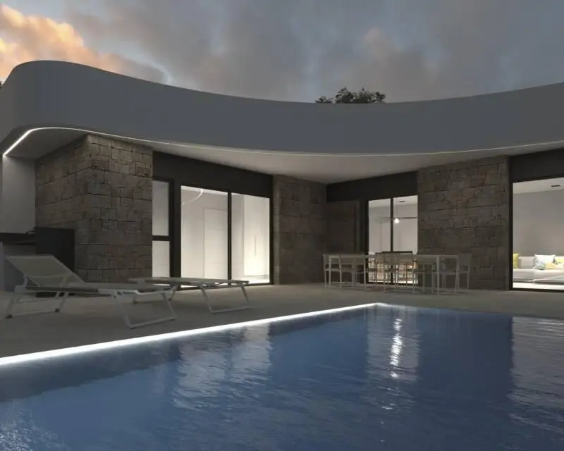 Villa en Venta Los Montesinos 3 Dormitorios 3 Baños Nueva