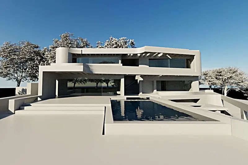 Chalet en Mijas 4 dormitorios 6 banos Garaje Piscina Proyecto incluido