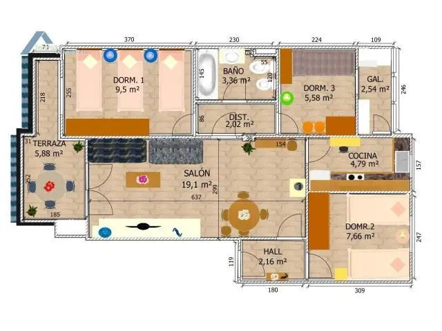 Apartamento en Venta Cunit 3 Dormitorios Cerca de la Playa