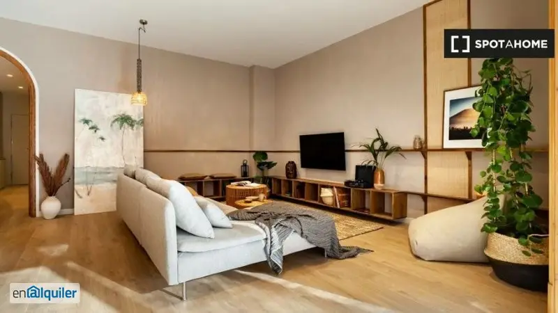 Se alquila piso de 2 habitaciones en La Dreta de l'Eixample, se admiten mascotas.