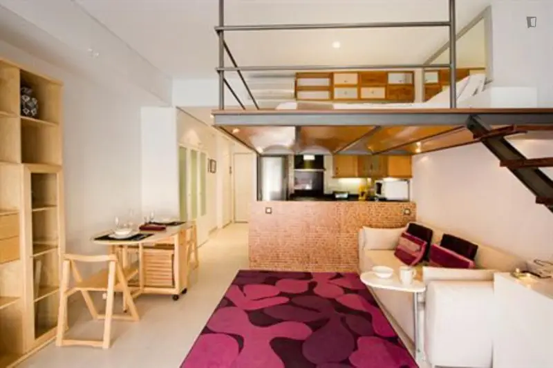 Estudio Moderno 40m2 Raval Barcelona 2 Personas