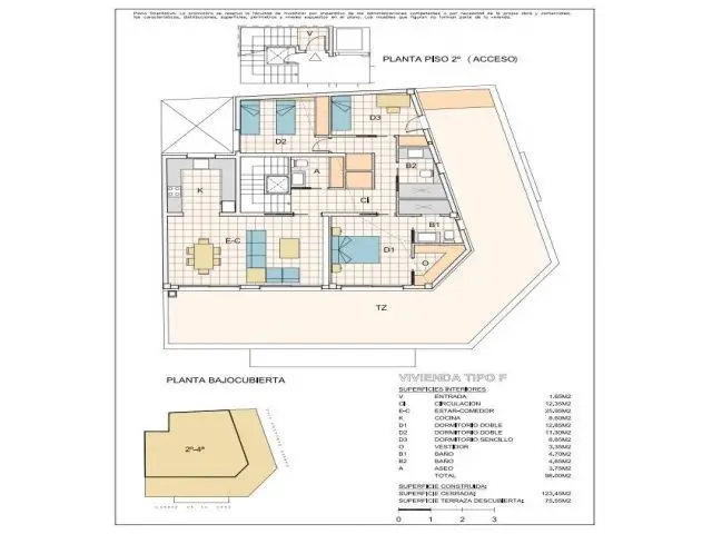 Atico en venta Ciutadella de Menorca 123m2 3 habitaciones