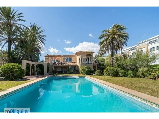 Alquiler Casa Lujo Les Marines 5 Dormitorios Piscina Privada Vistas Mar