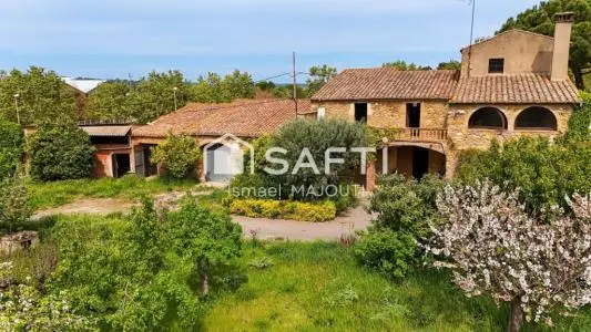 Masía Rustica 8 habitaciones La Bisbal Empordà