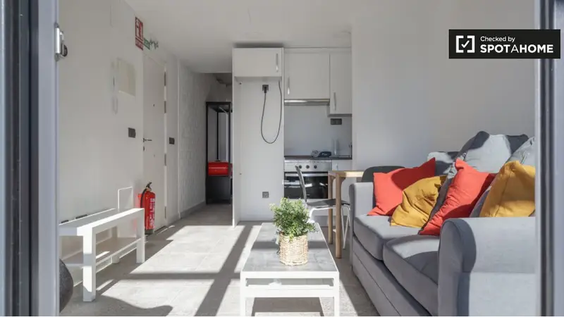 Apartamento 1 Habitacion Madrid Amueblado Aire Acondicionado