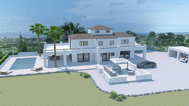 Villa de Lujo en Pedreguer con 4 Dormitorios y Piscina