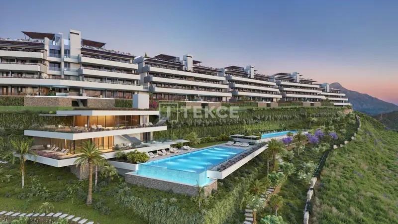 Apartamentos de Lujo en Benahavis con Vistas al Mar