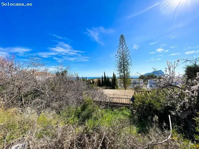 Parcela en Venta Calpe 893m2 Vistas al Mar