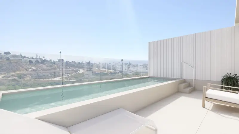 Casas Adosadas en Estepona con Vistas al Golf
