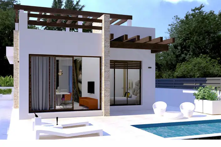 Villa 3 Dormitorios Vera Playa Moderna Cerca de la Playa
