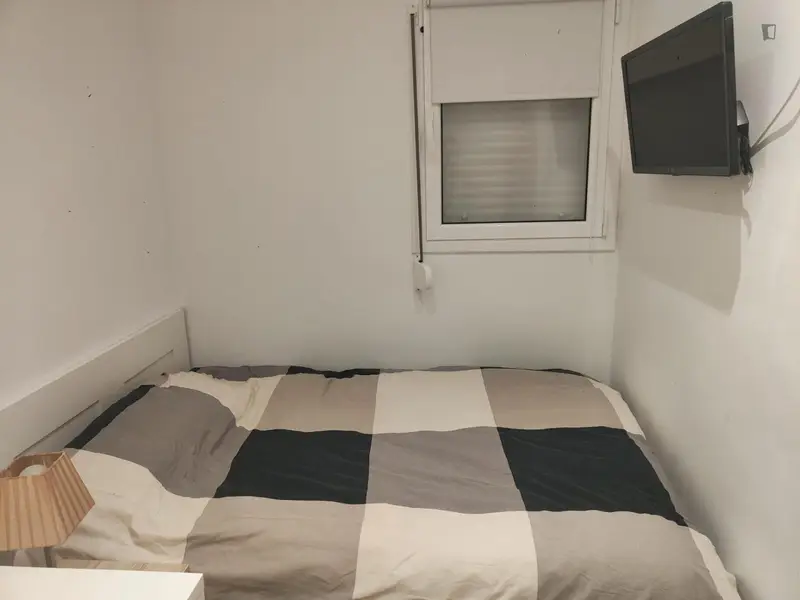Habitacion Doble con Baño Privado en Piso de 3 Habitaciones