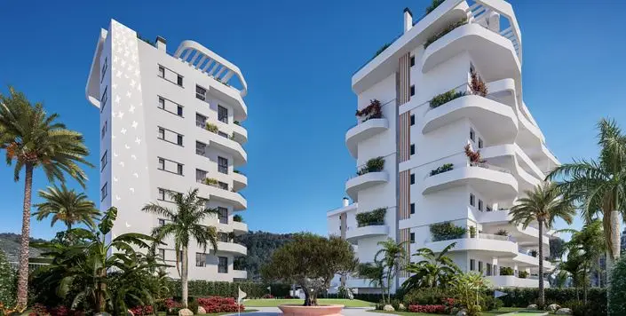 Apartamentos en Venta Villajoyosa 1 a 3 Dormitorios Piscina en Azotea