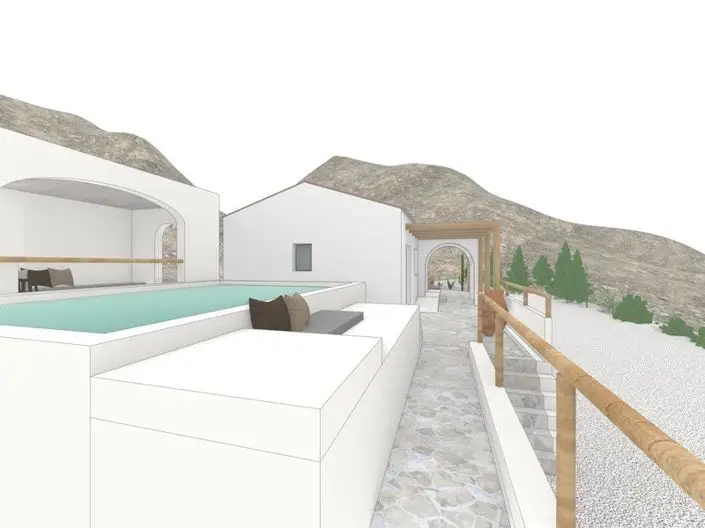 Villa 2 Dormitorios Lubrin Venta Moderna Piscina Vistas Montaña