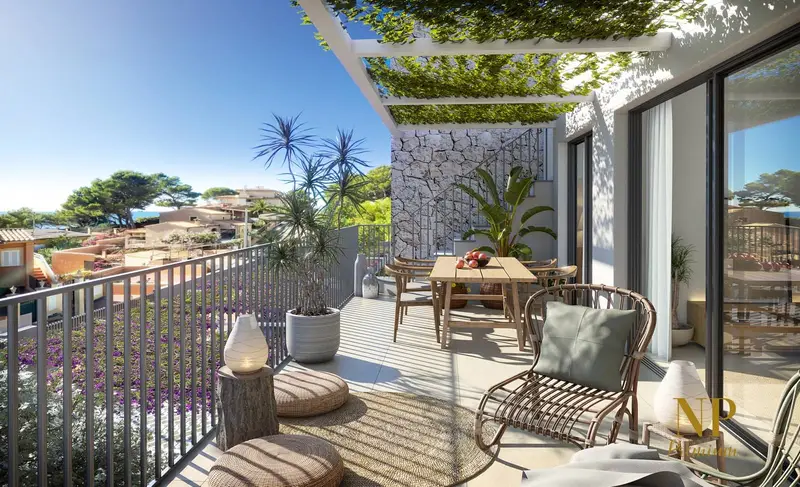 Atico en Venta Sant Elm Mallorca Vistas al Mar Nueva Construccion