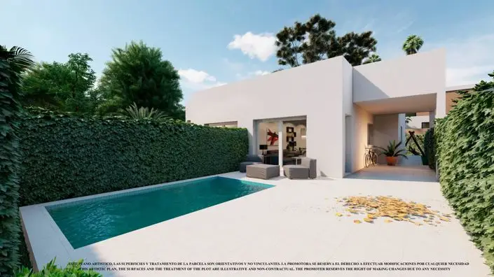 Villa en Venta Los Alcázares 2 Dormitorios Nueva Construccion