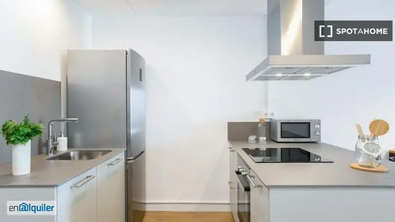Apartamento 3 Dormitorios Poble Sec Estudiantes Parejas Amueblado