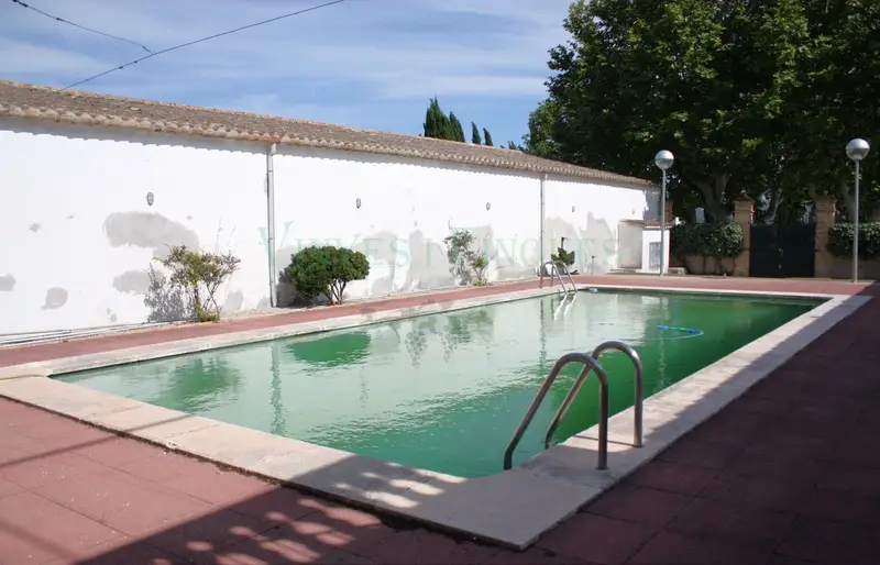 Masia rural con viñedo e invernaderos en venta