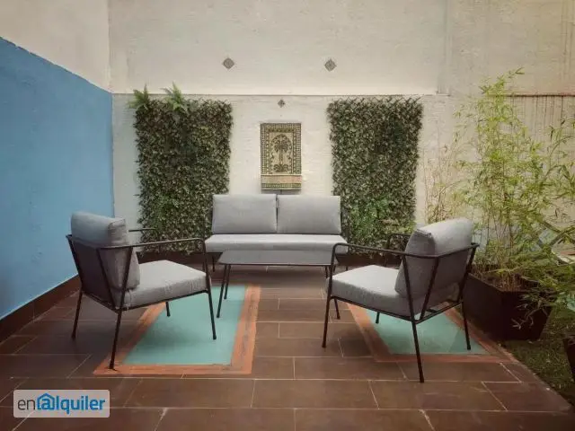 Piso Amueblado con Patio en Malasaña Madrid Cerca Gran Vía
