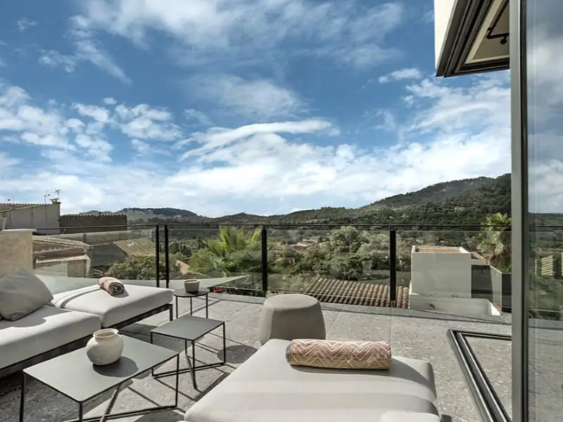 Chalet Adosado Moderno en Alaró Mallorca Vistas Piscina