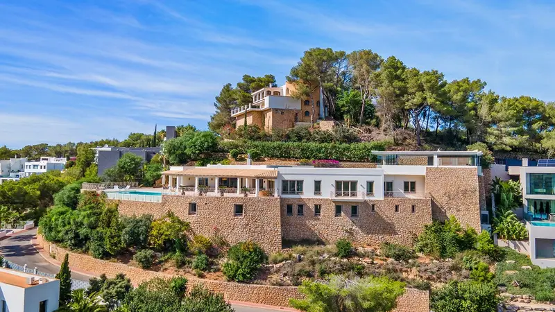 Villa de Lujo en Ibiza Con Vistas al Mar y Piscina