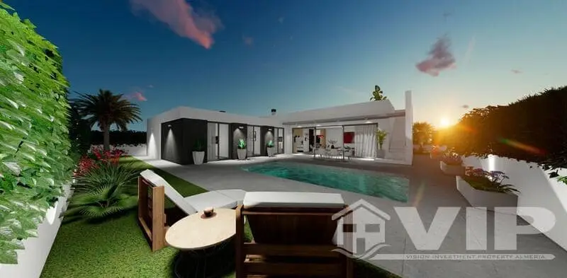 Villas en San Juan de los Terreros: 3 Dormitorios, Piscina Privada y Vistas al Mar