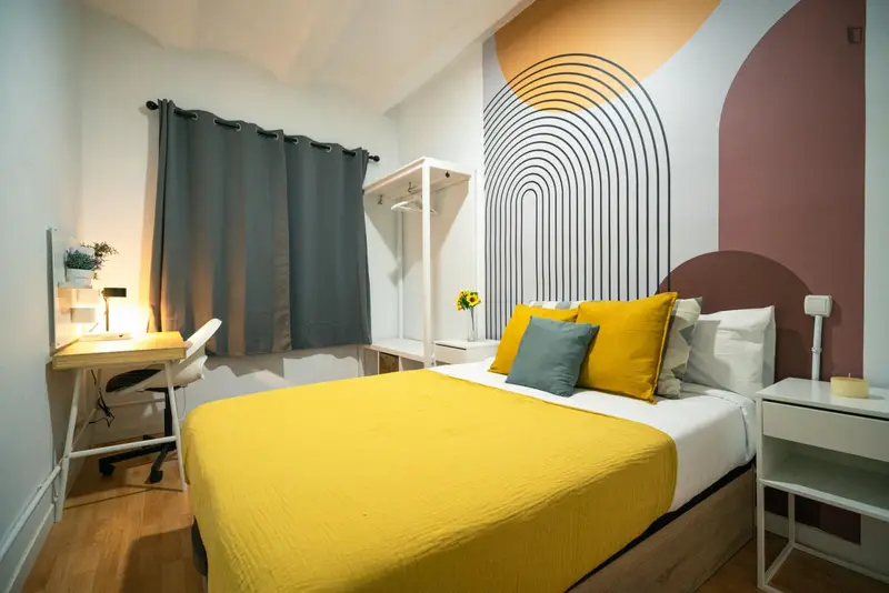 Habitacion Doble en el Raval cerca de Las Ramblas