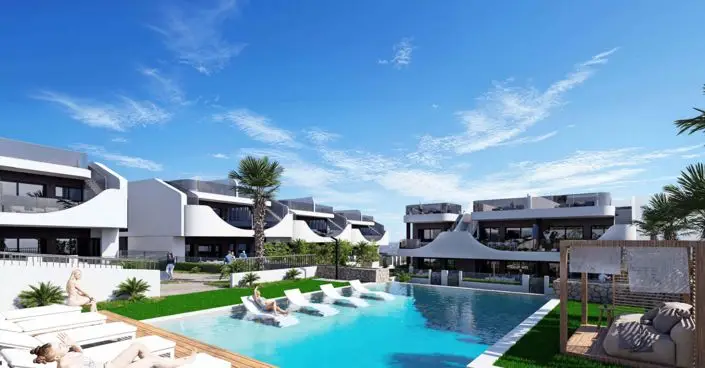 Bungalows en San Miguel de Salinas 2 Dormitorios Piscina Terraza