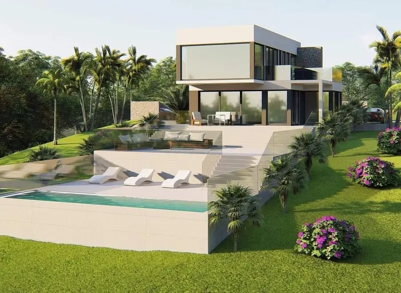 Villa de Lujo en Son Gual Estilo Mediterráneo con Piscina