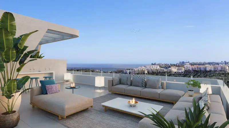 Ático de Lujo en La Cala de Mijas Primera Línea de Golf