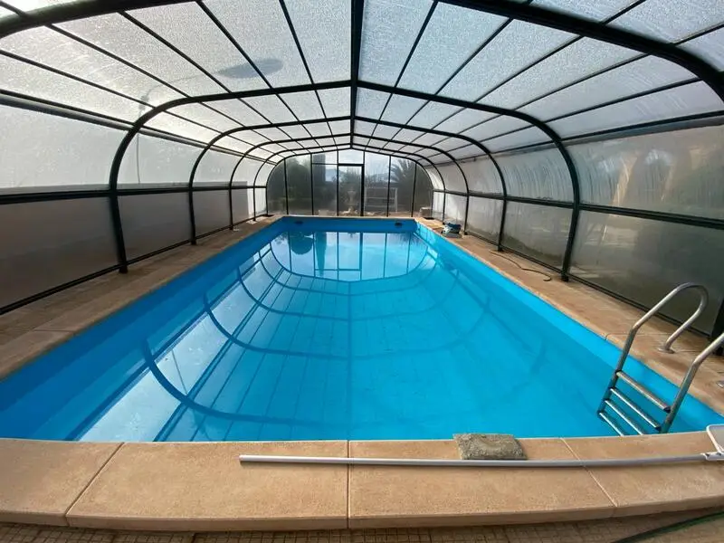 Casa de Campo en Sax con Piscina Climatizada